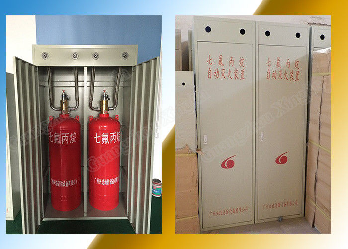 Endüstri Ekipmanları Hfc227ea Yangın Söndürme Sistemi Çift Kabin 100L