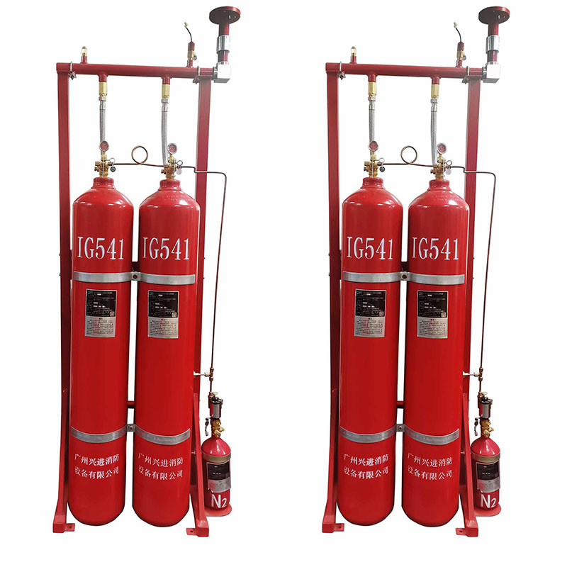 Durable IG541 Inert Gas Fire Extinguishing System For Industrial