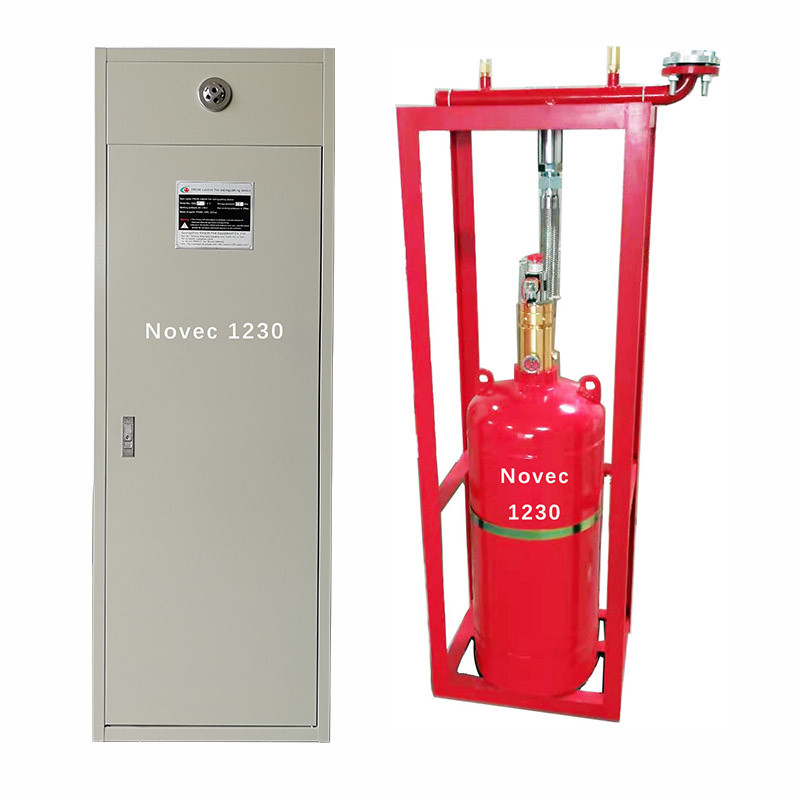 Red 120L NOVEC 1230 Fire Suppression System  4 5 0 0 1 Certifications Fire Extinguisher Equipment