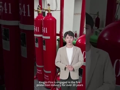 80L 90L IG100 Nitrojen Yangın Söndürme Cihazı Boru Şebeke Tipi Kırmızı