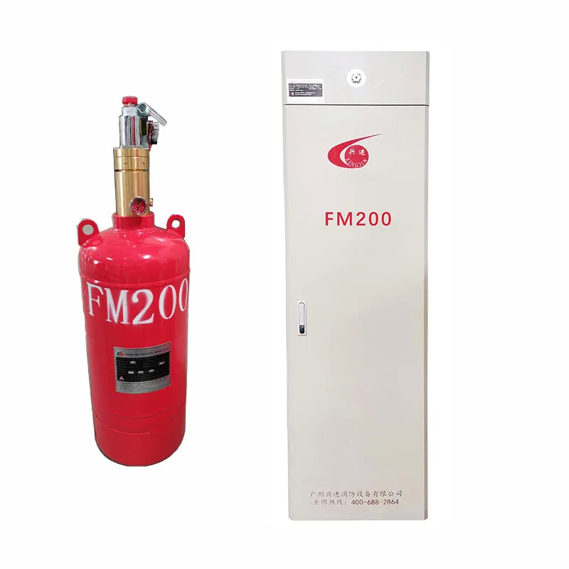 Red Automatic FM200 Cabinet System  Easy Advanced Fire Suppression For Industrial Applications